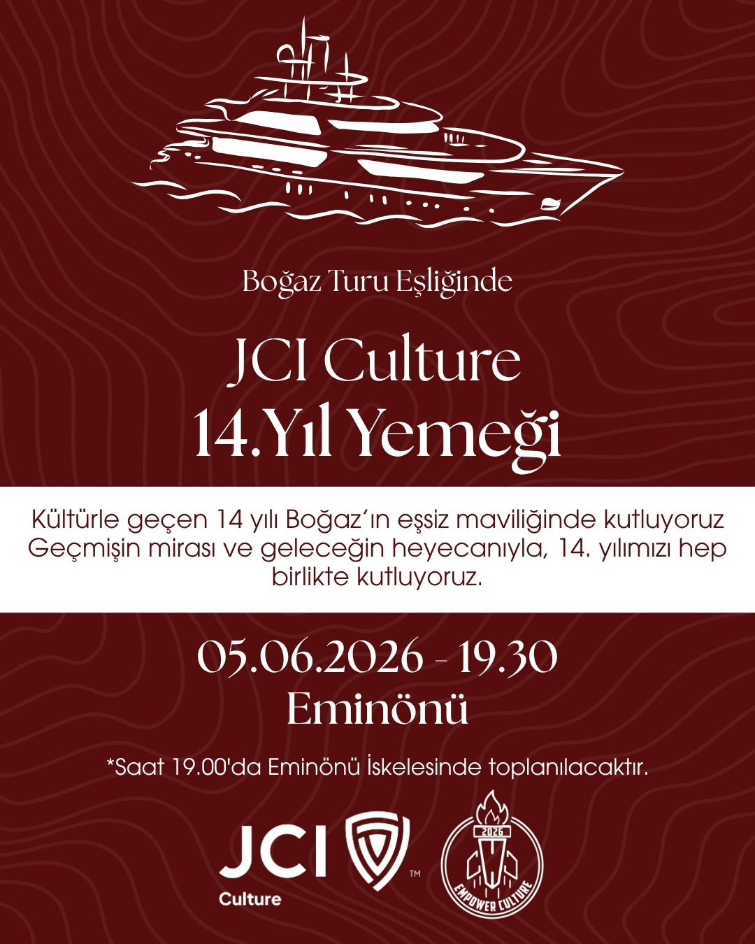 JCI Culture 14.Yıl Yemeği